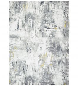 Sgraffito Rug by Villa Nova Ochre
