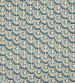 Scallop Spot Fabric by Liberty Lapis