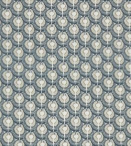 Scallop Spot Fabric by Liberty Smalt Blue