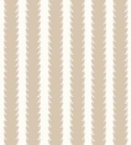 Scallop Stripe Wallpaper by Josephine Munsey Cromwell Stone/Hilles White