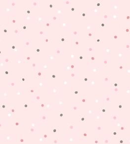 Scattered Polka Wallpaper by Today Interiors Pink