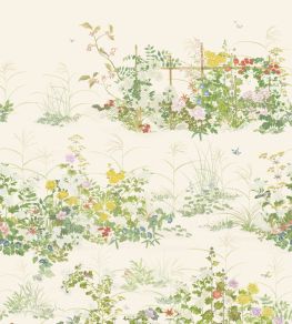 Scenic Flora Mural by Cole & Son Natural White