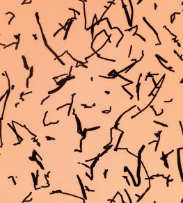 Scribble Wallpaper by Kirkby Design Amber