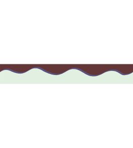 Scroll Border 8cm Wallpaper by Parker & Jules Conker