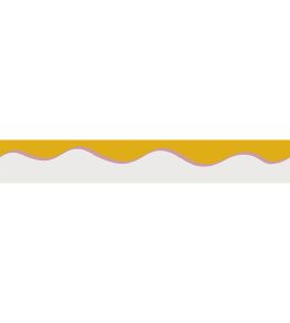 Scroll Border 8cm Wallpaper by Parker & Jules Saffron