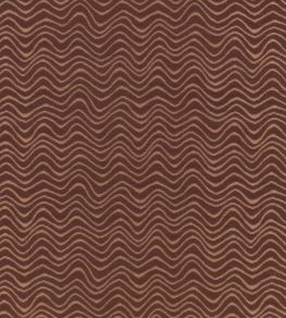 Scroll Fabric by Kirkby Design Dark Chocolate