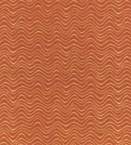 Scroll Fabric by Kirkby Design Terracotta