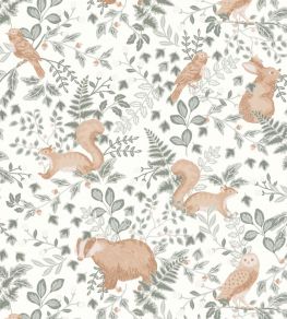 Se Faufiler Wallpaper by Caselio Vert de Gris