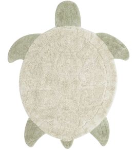 Sea Turtle Rug by Lorena Canals Natural/Olive