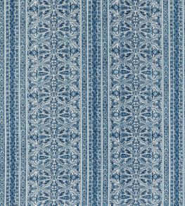 Seaton Stripe Fabric by Baker Lifestyle Indigo