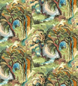 Secret Lagoon Midi Fabric by Arley House Viridian