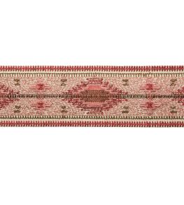 Sedona Embroidered Border Trimming by Samuel & Sons Cactus Bloom