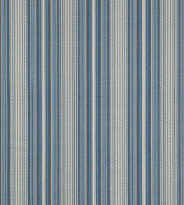 Seville Stripe Fabric by Jane Churchill Indigo