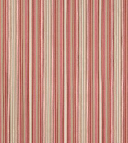 Seville Stripe Fabric by Jane Churchill Red/Pink