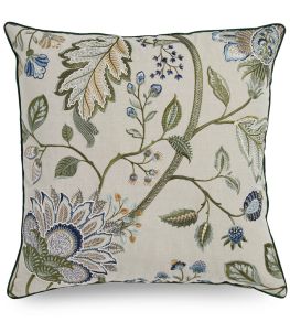 Shalimar Cushion 55 x 55cm by James Hare Blue/Green