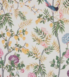 Silk Tree Linen Fabric by Liberty Lichen