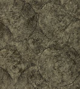 Silvan Wallpaper by Clarke & Clarke Charcoal/Gilver