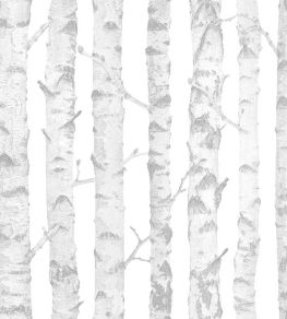 Silver Birch Wallpaper by Today Interiors Grey