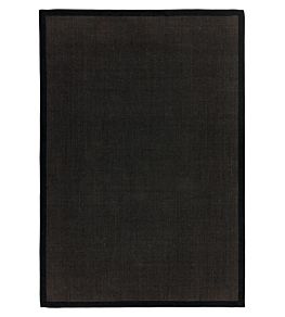 Sisal Rug by Asiatic Black, Black