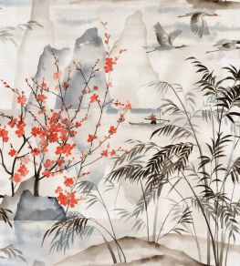 Sise Lane Wallpaper by Today Interiors Coral