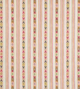 Sitari Stripe Fabric by Jane Churchill Red
