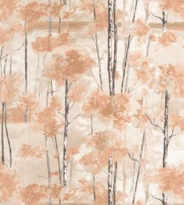 Skandinavia Wallpaper by Casadeco Orange Automnal