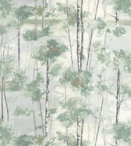 Skandinavia Wallpaper by Casadeco Vert Eucalyptus