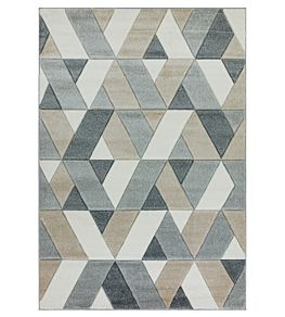 Sketch Rhombus Rug by Asiatic Grey