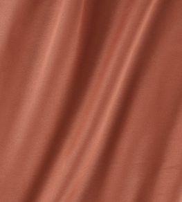 Sloane Silk Fabric by James Hare Terracotta