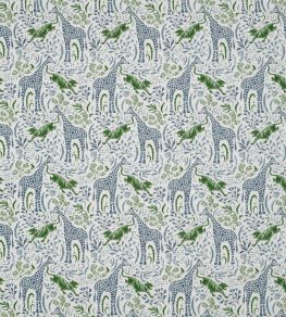 Sylvan Fabric by James Hare Blue/Green