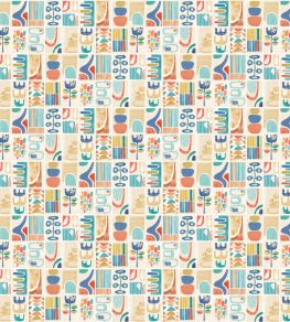 Snip Snip Wallpaper by Ohpopsi Indigo & Amber