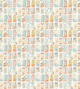 Snip Snip Wallpaper by Ohpopsi Sepia & Sage