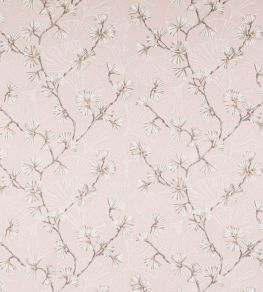 Snow Flower Fabric by Jane Churchill Pink