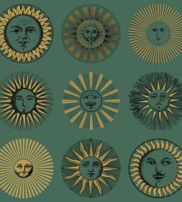 Soli Wallpaper by Cole & Son Emerald & Gold