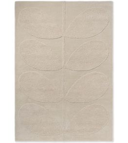 Solid Stem Rug by Orla Kiely Ecru