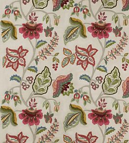 Somerton Fabric by Colefax and Fowler Pink/Green
