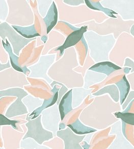 Songerie Mural by Casadeco Mint