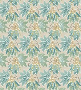 Sonia Fabric by Nina Campbell Aqua/Eucalyptus