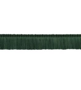 Sophie Brush Fringe Trimming by Samuel & Sons Viridian Green