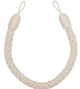 Sophie Cable Holdback Trimming by Samuel & Sons Cream