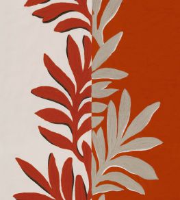 Sophora Fabric by Casamance Beige/Orange