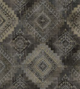 Soumakh Fabric by Warwick Charcoal