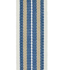 Southwold Stripe Braid Trimming by Ian Mankin Cobalt