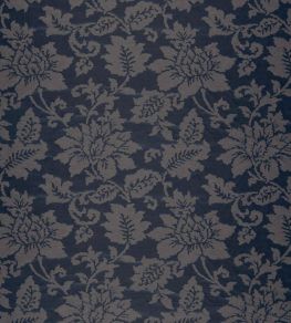 Spitalfields Silk Fabric by Zoffany Prussian Blue