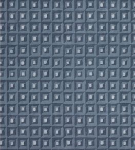 Square Dance Wallpaper by Thibaut Navy
