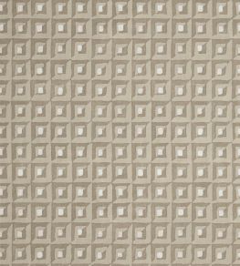 Square Dance Wallpaper by Thibaut Taupe