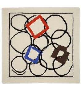 Squares in Orbit Rug by Christopher Farr 1
