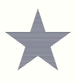Star Gazing Stripe Wallpaper by Today Interiors Navy