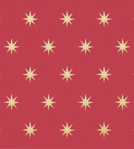Starlight Wallpaper by Warner House Raspberry