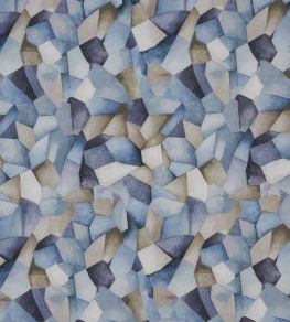 Statue Fabric by Prestigious Textiles Indigo